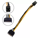 Питание SATA. Струкция питания от 15p до 6p графическую карту.