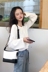 2018 mùa thu mới đơn giản ngực ngực dây rút ren ngắn tay dài đan áo khoác mỏng phần kem chống nắng áo các kiểu áo len Đan Cardigan