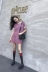 2018 mới của Hàn Quốc phiên bản của chic mỏng sọc đan váy đơn giản loose casual vòng cổ T-Shirt ngắn tay ăn mặc