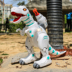 Điều khiển từ xa khủng long đồ chơi quá khổ thông minh robot sạc lửa thở Tyrannosaurus động vật mô phỏng cậu bé con Đồ chơi điều khiển từ xa