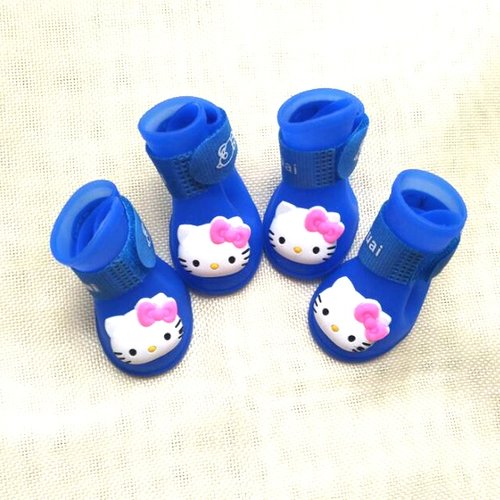 Водонепроницаемые собаки дождевые капсы анти -ккид из собачьей ботинки для любимых туфель