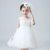 Платье, юбка на девочку, весенний костюм, наряд маленькой принцессы, в корейском стиле, подходит для подростков, юбка-пачка
