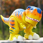 Điều khiển từ xa khủng long đồ chơi điện tyrannosaurus phun ngọn lửa rồng con mô phỏng động vật đi bộ lửa khủng long