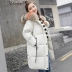 Chống mùa bán xuống bông đệm phụ nữ áo khoác dày kích thước lớn bánh mì quần áo bông áo khoác Hàn Quốc phiên bản của phần dài của bông áo 200 kg Bông