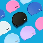 Yu Ke mũ bơi nam silicone không thấm nước Earmuffs mũ bơi lớn tóc dài phụ nữ thoải mái căng thiết bị bơi - Mũ bơi