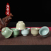 Long Tuyền Celadon Master Cup Cốc gốm đơn Cốc trà Kung Fu Bộ trà đá nứt bát trà Ge Kiln ấm trà Trà sứ