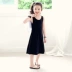 Quần áo trẻ em cô gái váy trẻ em lớn cơ sở váy vest cô gái phiên bản Hàn Quốc của trẻ em cotton 2019 mùa hè thủy triều - Váy váy trẻ em hàn quốc Váy