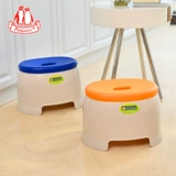 Пластиковый табурет с утолщенной высокой табуреткой домашняя гостиная макияж табурет столовый столик журнальный столик круглый стул стул ванный стул для купальника табуретка табуретка