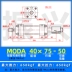 xilanh thủy lực 160 MOB có thể điều chỉnh xi lanh dầu nhẹ MODA40 * 25/50/100/150/75/25-50 loại thanh giằng đôi ổ cắm xi lanh thủy lực xilanh thuỷ lực Xy lanh thủy lực