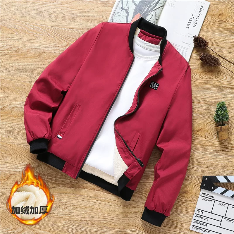 Демисезонная мужская теплая куртка, бейсболка униформа, корейский стиль