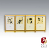 Flying Dragon Iron Painting New Meilan Bamboo Chrysanthemum Домашняя упаковка