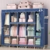 Tủ hồng lớp phân loại ký túc xá cô gái phòng ngủ nhỏ người phụ nữ lưu trữ tủ quần áo lưới tủ phòng khách tủ quần áo đơn giản phân vùng
