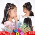 Trang sức trẻ em Hàn Quốc Phiên bản Hàn Quốc của dây thừng cô gái bé gái vương miện công chúa hoa đầu tóc phụ kiện tóc tua rua kẹp tóc cho bé gái Phụ kiện tóc