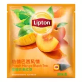 Lipton Lipton Fruit Tea Brazil Peach Mango Black Tea 10 Package Triangle Независимые чайные булочки Ligaton чай