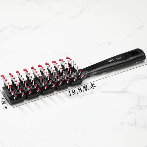 Расческа мужчина раздувает укладку волос Пушистые фиксированные прически для женских вьющихся волос, расчесываемые дома с большими ребрами