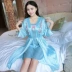 Đồ ngủ gợi cảm nữ mùa hè tâm trạng mùa xuân nóng bỏng quần áo lụa lụa thiết lập băng lụa sling hai mảnh phiên bản Hàn Quốc của phần mỏng váy ngủ cao cấp Đêm đầm