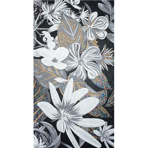 Кошачья глаз лотос стеклянный мозаичный крыльцо квадратный квадрат