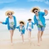 Cha mẹ và con mặc quần áo chống nắng 2018 gia đình mới của ba đầy đủ tính năng siêu mỏng thoáng khí mẹ và con của phụ nữ quần áo chống nắng triều