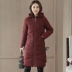 2017 mềm chị mùa đông của phụ nữ dày coat chống mùa của phụ nữ bông coat của phụ nữ phần dài Hàn Quốc phiên bản của xuống bông độn áo khoác áo phao nữ dáng suông Bông