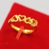 Đồng tiền châu Âu có thể điều chỉnh tình yêu đơn giản của Nhật Bản và Hàn Quốc mở ngón tay đeo nhẫn nữ trang sức vàng cát Việt Nam