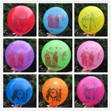 Круглый мультяшный воздушный шар, латексная игрушка, увеличенная толщина