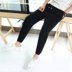 Mùa hè của nam giới linen quần âu Hàn Quốc phiên bản của xu hướng của tự trồng chân 9 điểm quần feet cotton và linen chín quần quần nam Crop Jeans