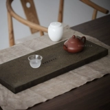 Вэнь, скажем, | Натуральный камень Wujin камень японского стиля антикварная ржавчатка железо в качестве старого каменного чайного подноса домашний чайный чайный чай