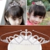 Trẻ em Hàn Quốc vương miện headband công chúa dễ thương rhinestone cô gái tóc phụ kiện bé vương miện cô gái nhỏ kẹp tóc đầu đồ trang sức