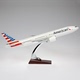 47 cm American Airlines Boeing 777 Máy Bay Mô Hình American Airlines Mô Phỏng Tĩnh Mô Hình Máy Bay Chở Hàng Không Trang Trí Món Quà máy múc trẻ em Chế độ tĩnh