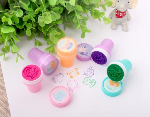 Детский динозавр, печать, чернильная подушечка, 10 шт, подарок на день рождения