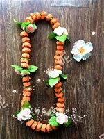 Оранжевое столкновение бежевое кольцо шеи