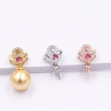 Аксессуары из жемчуга, подвеска, разнообразные глянцевые бусины, серебро 925 пробы