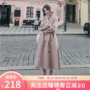 Áo khoác len nữ dài phần phiên bản Hàn Quốc 2019 mới buông xõa thời trang nữ khí phách ngực đơn - Áo Hàn Quốc áo dạ quang nữ đẹp