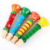 Orff giác ngộ đầy màu sắc bằng gỗ màu nhạc cụ trumpet 唢呐 trẻ em giáo dục sớm đồ chơi giáo dục nhận thức âm nhạc Đồ chơi âm nhạc / nhạc cụ Chirldren