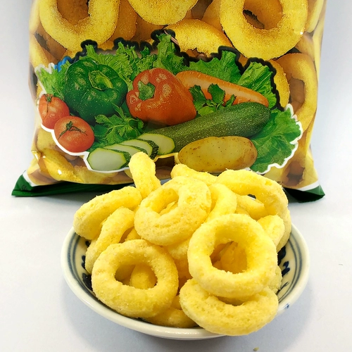 После 80 -х годов старые закуски полны овощной куриной аромат Круг 75G Один продукт кальмар Круг Офис Случайная пища