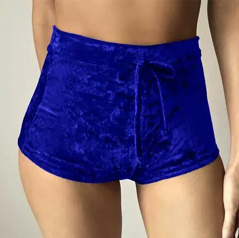 Женские спортивные шорты, сексуальные повседневные шорты с высокой талией на шнуровке, размеры S–XL, различные цвета
