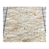 米黄色石材马赛克墙贴大理石金碧断面吧台背景墙艺术砖卫生间阳台