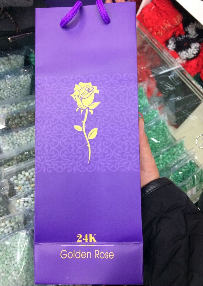 24K gold rose gold roses Valentine's Day gift to send his girlfriend a birthday gift manufacturers wholesale married couples