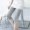 Quần mùa hè an toàn nữ mùa hè bảy điểm 7 điểm vớ chống ánh sáng xà cạp chân quần cỡ lớn ren mỏng mặc - Quần tây thường