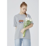 Летняя оригинальная дизайнерская брендовая хлопковая футболка с коротким рукавом для влюбленных, в цветочек