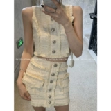 Металлический плетеный трехмерный комплект с кисточками, с акцентом на бедрах