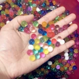 Шесть лет -магазины более 20 цветов детские впитывающие водяные бусины Суперба Бурны Пузырьки Большая жемчужная вода вода детские игрушки