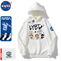 Áo len One Piece chung của NASA thương hiệu hợp thời trang cho sinh viên mùa xuân và mùa thu mới 2022 áo khoác hoodie cặp đôi phù hợp áo khoác bomber bóng chày