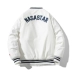 NASA doanh áo khoác chần bông nam mùa thu đông dày áo khoác bomber ins cặp đôi triều thương hiệu cotton đồng phục bóng chày