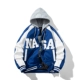 Đồng phục bóng chày chung của NASA mùa xuân và mùa thu 2022 áo khoác nam mới thương hiệu hợp thời trang cặp đôi sinh viên áo khoác bomber dáng rộng