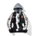 Áo khoác phi công Nasa nam phong cách Mỹ phối cặp đôi phong cách retro đường phố mùa thu đông dày dặn áo khoác bóng chày đệm bông áo khoác