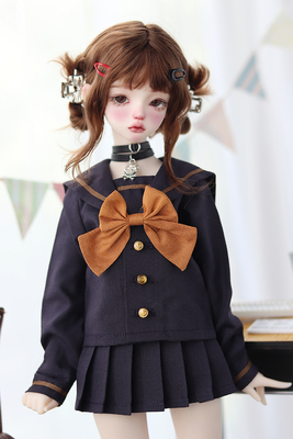 taobao agent Doll, clothing, uniform for elementary school students, set, children's clothing, scale 1:3, scale 1:4