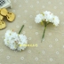 DIY mô phỏng hoa lụa hoa cúc handmade vòng hoa phụ kiện tóc rơm mũ nón vật liệu kẹo hộp phụ kiện 3cm - Phụ kiện tóc kẹp tóc sau Phụ kiện tóc