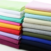 Một loại vải bông áo thun mùa hè đan dệt kim vải bông rắn với một phần mềm và tinh tế bé gần mỏng - Vải vải tự làm