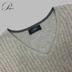 2019 kinh doanh mùa đông giản dị nam cổ chữ V lỏng lẻo cha trung niên cơ sở áo len dệt kim cỡ lớn - Áo len